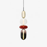 Sorbet Multicolor Glass Pendant Light, Integrated LED, 3 Color Temps, Dimmable Option
