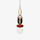 Sorbet Multicolor Glass Pendant Light, Integrated LED, 3 Color Temps, Dimmable Option