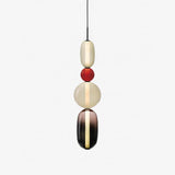 Sorbet Multicolor Glass Pendant Light, Integrated LED, 3 Color Temps, Dimmable Option