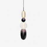 Sorbet Multicolor Glass Pendant Light, Integrated LED, 3 Color Temps, Dimmable Option