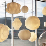 Eskil Island Kitchen Lighting Pendant, Crisscross Bubble Pendant Lighting, White, 11-31.5 in