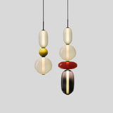 Sorbet Multicolor Glass Pendant Light, Integrated LED, 3 Color Temps, Dimmable Option