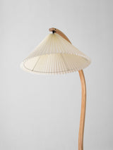 Floor Lamp for Living Room, Beech Wood Design, 59 Inch Tall, White, Beige or Coffee