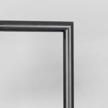 Captain Flint Modern Floor Lamp, Carrara Marble Base, Spinning Cone Diffuser, Foot Switch