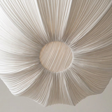 Tove Pendant Lighting for Kitchen Island, Ruched Fabric Shade, Metal Frame, Dining Table Light