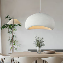 Shibui Hand-Formed Resin Pebble Pendant Light, Wabi-Sabi Organic Glow