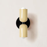 Tavo Double Wall Sconce, Double Wall Lamp with Colored Canopy, 4.7 x 7.9 in, 16 Color Options