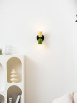 Tavo Double Wall Sconce, Double Wall Lamp with Colored Canopy, 4.7 x 7.9 in, 16 Color Options