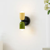 Tavo Double Wall Sconce, Double Wall Lamp with Colored Canopy, 4.7 x 7.9 in, 16 Color Options
