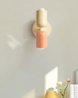 Tavo Double Wall Sconce, Double Wall Lamp with Colored Canopy, 4.7 x 7.9 in, 16 Color Options