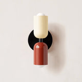 Tavo Double Wall Sconce, Double Wall Lamp with Colored Canopy, 4.7 x 7.9 in, 16 Color Options