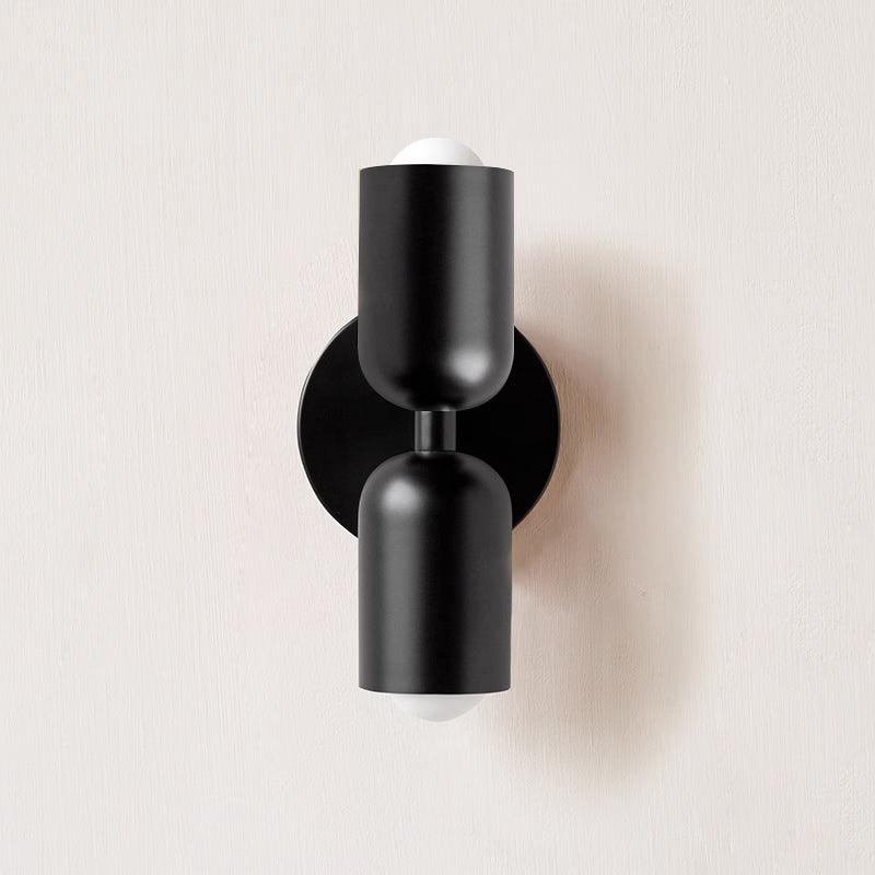 Tavo Double Wall Sconce, Double Wall Lamp with Colored Canopy, 4.7 x 7.9 in, 16 Color Options