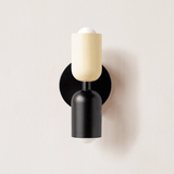 Tavo Double Wall Sconce, Double Wall Lamp with Colored Canopy, 4.7 x 7.9 in, 16 Color Options