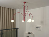 Soren Kitchen Island Pendant Light Fixture, Pendant Light Lamp, 1 or 6 Heads, 4 Colors