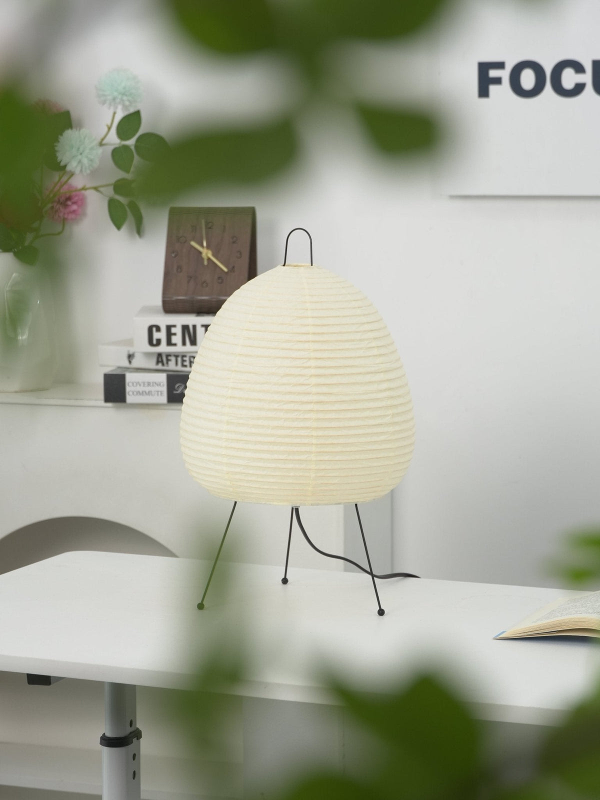 Kumo Lamps for Table, Japanese Lantern Table Lamps, White, 9 Sizes, Living Room & Bedside