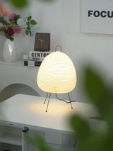 Kumo Lamps for Table, Japanese Lantern Table Lamps, White, 9 Sizes, Living Room & Bedside