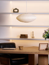 Eskil Island Kitchen Lighting Pendant, Crisscross Bubble Pendant Lighting, White, 11-31.5 in