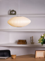 Eskil Island Kitchen Lighting Pendant, Crisscross Bubble Pendant Lighting, White, 11-31.5 in