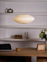 Eskil Island Kitchen Lighting Pendant, Crisscross Bubble Pendant Lighting, White, 11-31.5 in