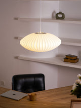 Eskil Island Kitchen Lighting Pendant, Crisscross Bubble Pendant Lighting, White, 11-31.5 in