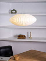 Eskil Island Kitchen Lighting Pendant, Crisscross Bubble Pendant Lighting, White, 11-31.5 in