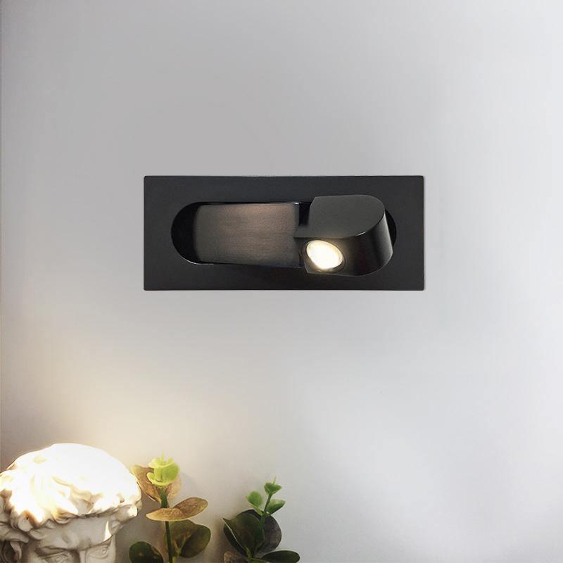 Soren LED Light Reading Lamps, Modern Bedside LED Reading Light, Warm Light, 6 Finishes