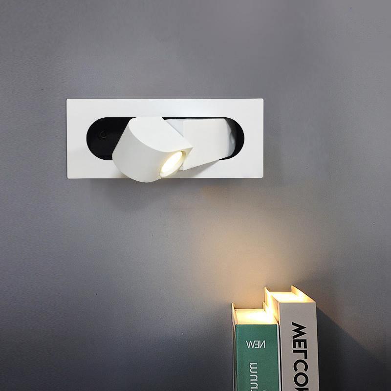 Soren LED Light Reading Lamps, Modern Bedside LED Reading Light, Warm Light, 6 Finishes