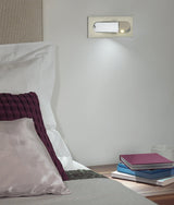 Soren LED Light Reading Lamps, Modern Bedside LED Reading Light, Warm Light, 6 Finishes