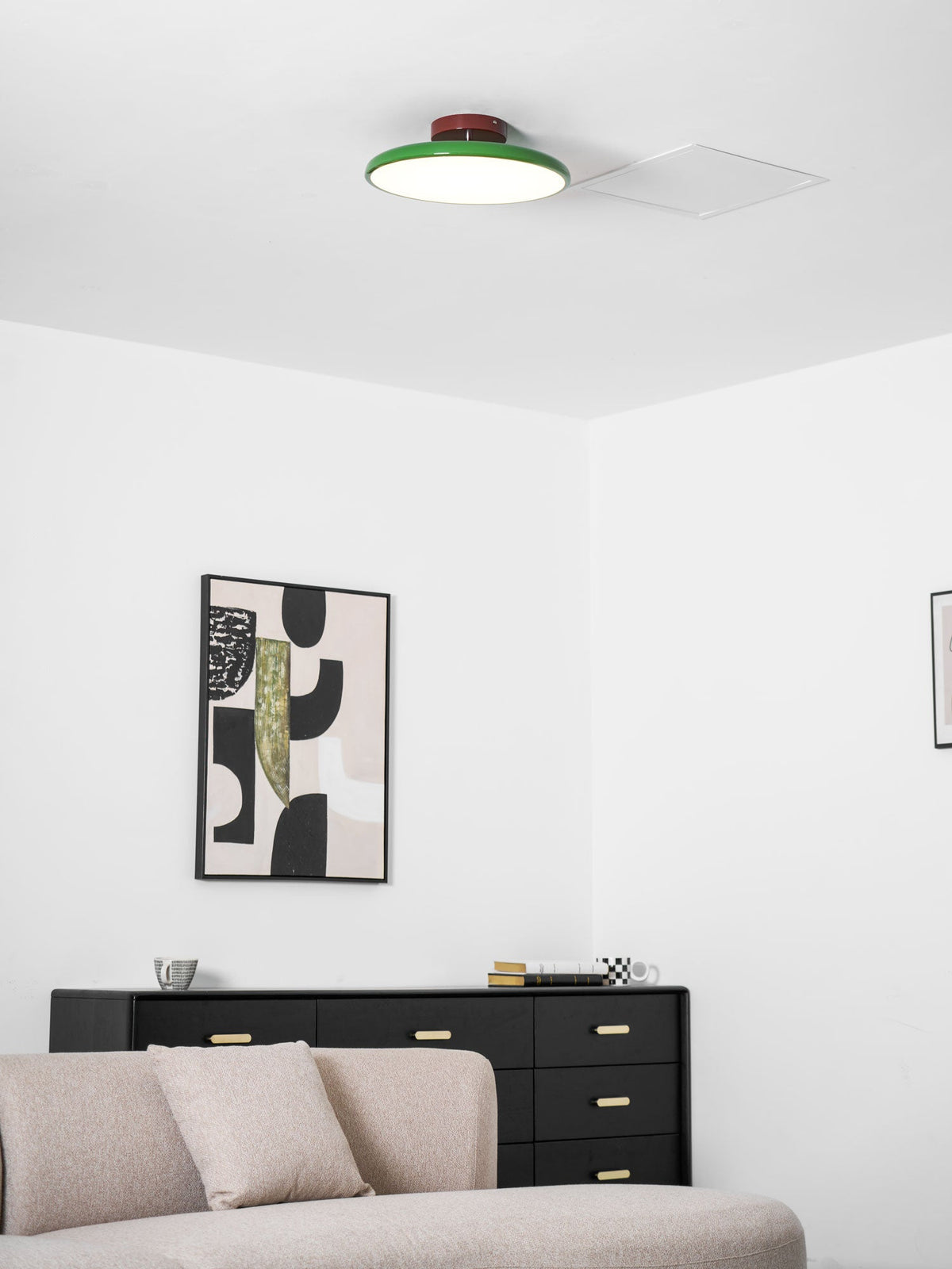 Tavi Ceiling Lights for Bedroom LED, Modern Flush Mount, 270° Swing Arm, Acrylic Shade