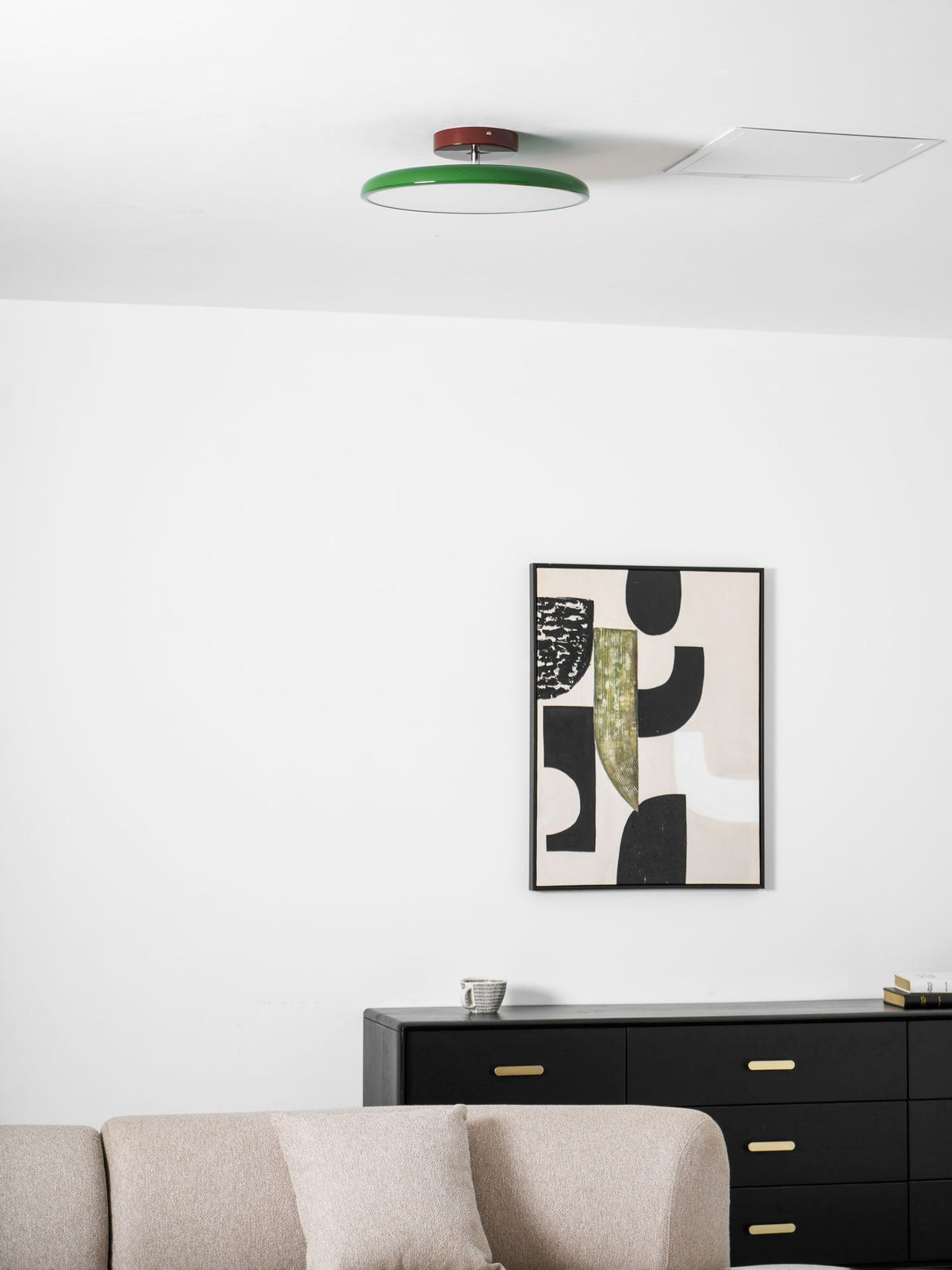 Tavi Ceiling Lights for Bedroom LED, Modern Flush Mount, 270° Swing Arm, Acrylic Shade
