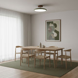 Tavi Ceiling Lights for Bedroom LED, Modern Flush Mount, 270° Swing Arm, Acrylic Shade
