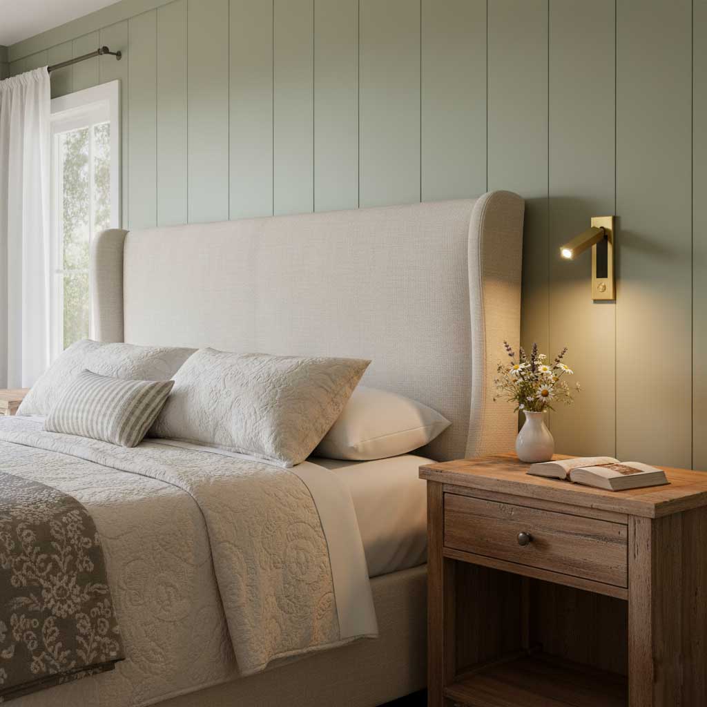 Sorin Bedside Reading Lights Wall Mounted, Recessed Wall Sconce, Fold-Flat, Warm 3000K, Bedroom