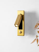 Eskil Bedside Wall Lights, Recessed Reading Sconce, Folds Flush, Pull Switch, 3000K Warm White