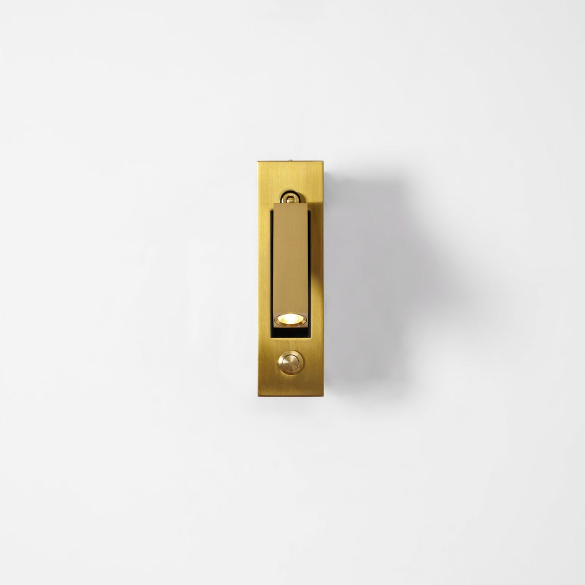 Eskil Bedside Wall Lights, Recessed Reading Sconce, Folds Flush, Pull Switch, 3000K Warm White
