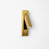 Eskil Bedside Wall Lights, Recessed Reading Sconce, Folds Flush, Pull Switch, 3000K Warm White