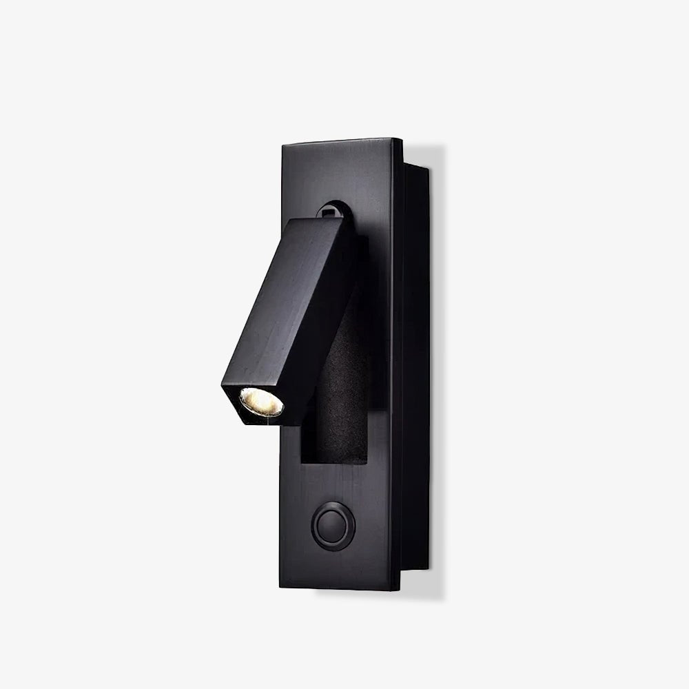 Sorin Bedside Reading Lights Wall Mounted, Recessed Wall Sconce, Fold-Flat, Warm 3000K, Bedroom