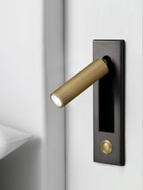 Sorin Bedside Reading Lights Wall Mounted, Recessed Wall Sconce, Fold-Flat, Warm 3000K, Bedroom