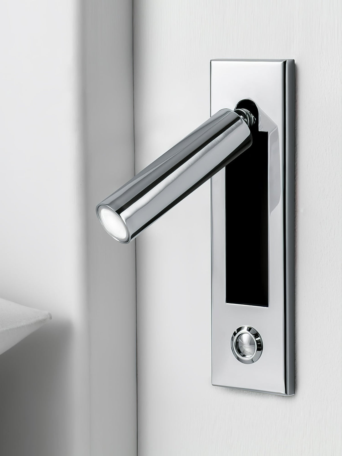 Eskil Bedside Wall Lights, Recessed Reading Sconce, Folds Flush, Pull Switch, 3000K Warm White