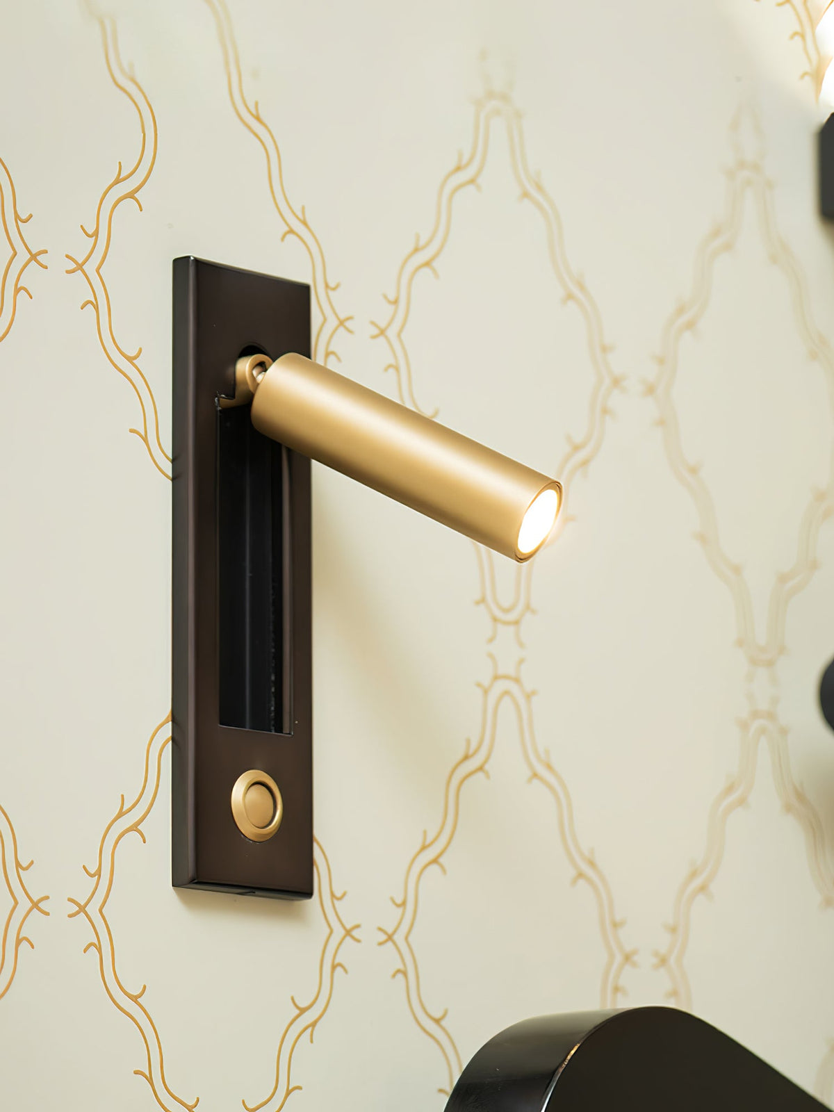 Sorin Bedside Reading Lights Wall Mounted, Recessed Wall Sconce, Fold-Flat, Warm 3000K, Bedroom
