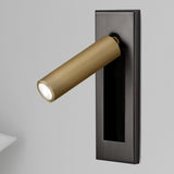 Eskil Bedside Wall Lights, Recessed Reading Sconce, Folds Flush, Pull Switch, 3000K Warm White