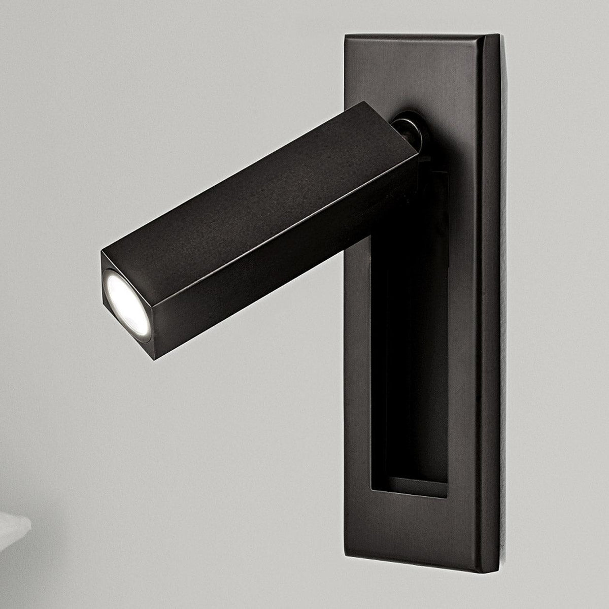 Sorin Bedside Reading Lights Wall Mounted, Recessed Wall Sconce, Fold-Flat, Warm 3000K, Bedroom