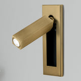 Eskil Bedside Wall Lights, Recessed Reading Sconce, Folds Flush, Pull Switch, 3000K Warm White