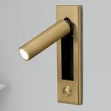 Eskil Bedside Wall Lights, Recessed Reading Sconce, Folds Flush, Pull Switch, 3000K Warm White