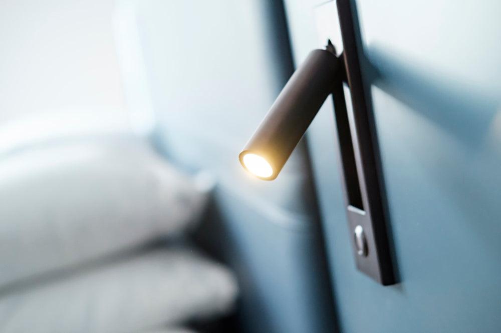 Sorin Bedside Reading Lights Wall Mounted, Recessed Wall Sconce, Fold-Flat, Warm 3000K, Bedroom