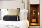 Eskil Bedside Wall Lights, Recessed Reading Sconce, Folds Flush, Pull Switch, 3000K Warm White