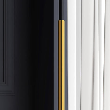 Emmental Modern Floor Lamp, Gold Finish, Adjustable Shade, Living Room & Office