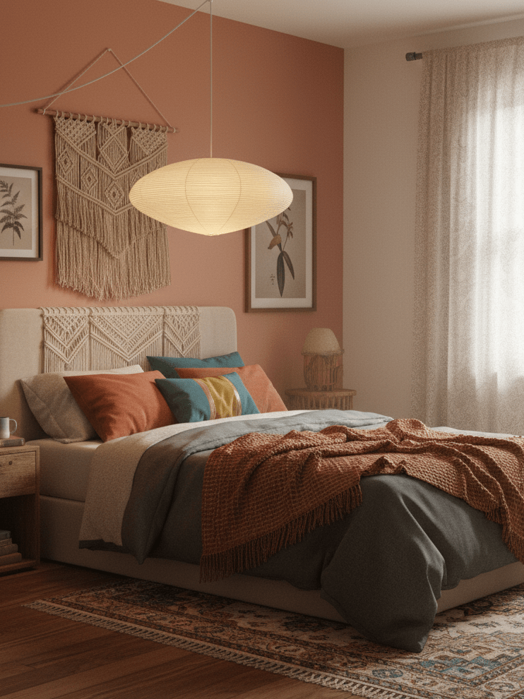 Kumo Washi Paper Light, Swag Pendant Lamp, Round Paper Lampshade, 3 Sizes, White Cable