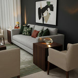Soren Lamps for Table, Modern Crystal Table Lamp, Plug-In COB LED, Three Light Colors