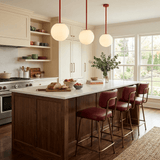 Soren Kitchen Island Pendant Light Fixture, Pendant Light Lamp, 1 or 6 Heads, 4 Colors