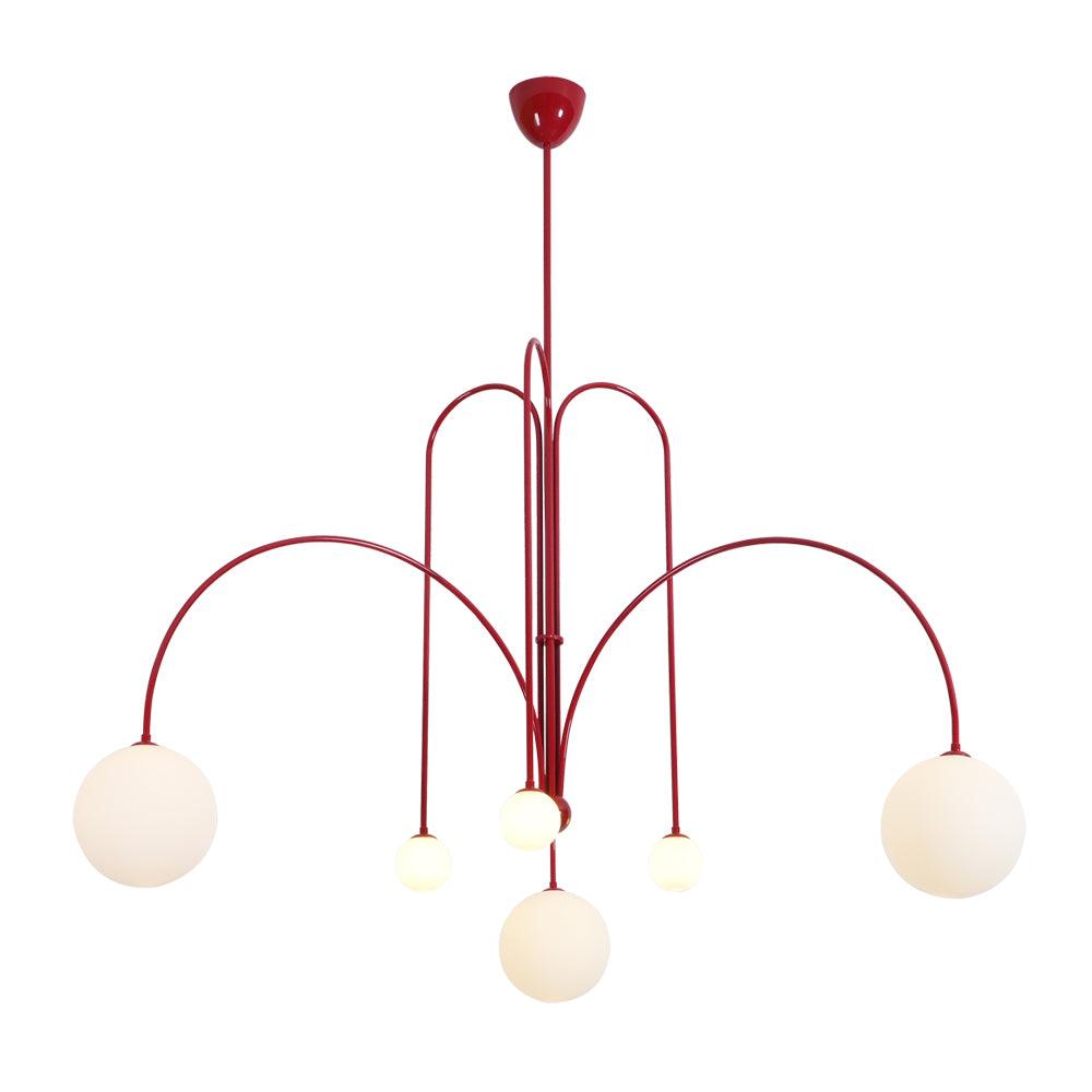 Soren Kitchen Island Pendant Light Fixture, Pendant Light Lamp, 1 or 6 Heads, 4 Colors